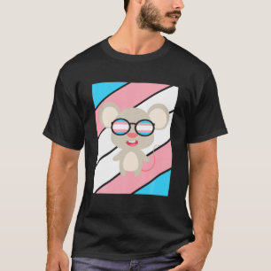 Mäuse Pride Transgender Flag LGBTQ Stolz Alleinsto T-Shirt
