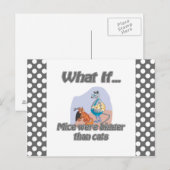 Mäuse sind größer postkarte (Vorne/Hinten)