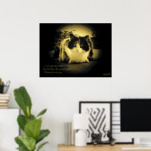 Mäuse sind Spaß Peep Hole Kitty Haiku Poster (Heimbüro)