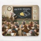 Mäuse sitzen in einem Klassenzimmer Mousepad (Vorne)