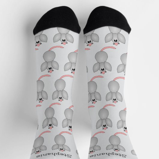 Mäuse-Socken-Design Socken (Oben)
