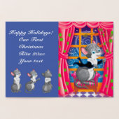 Mäuse spielen ein Konzert Folienkarte (Innenseite)