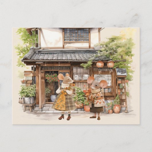 Mäuse - Stadtreihe Postkarte (Vorderseite)