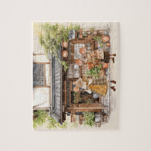 Mäuse - Stadtreihe Puzzle (Vertikal)