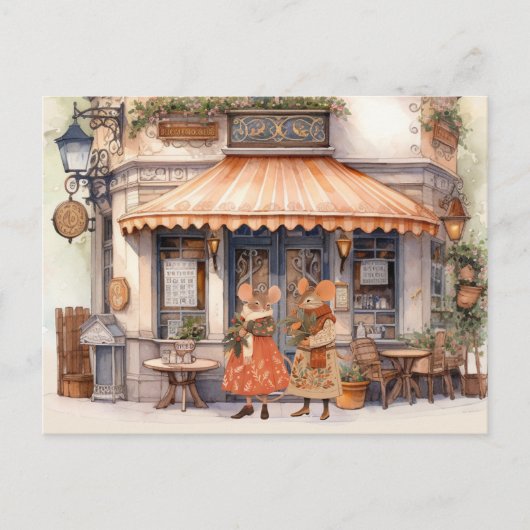 Mäuse-Stadtreihe - Stand by Me Postkarte (Vorderseite)