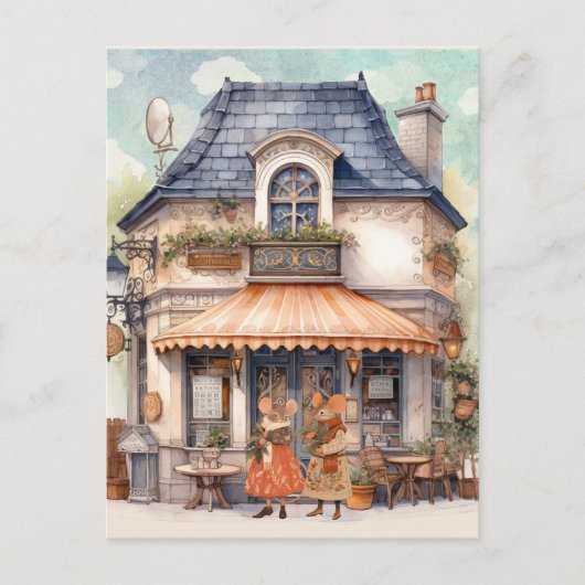 Mäuse-Stadtreihe - Stand by Me Postkarte (Vorderseite)