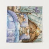 Mäuse-Tapestry Wandteppich (Vorderseite (Horizontal))
