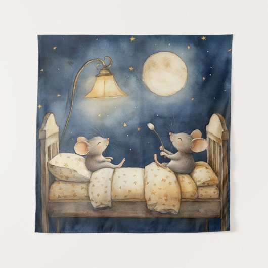 Mäuse-Tapestry Wandteppich (Vorderseite)
