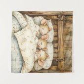 Mäuse-Tapestry Wandteppich (Vorderseite (Horizontal))