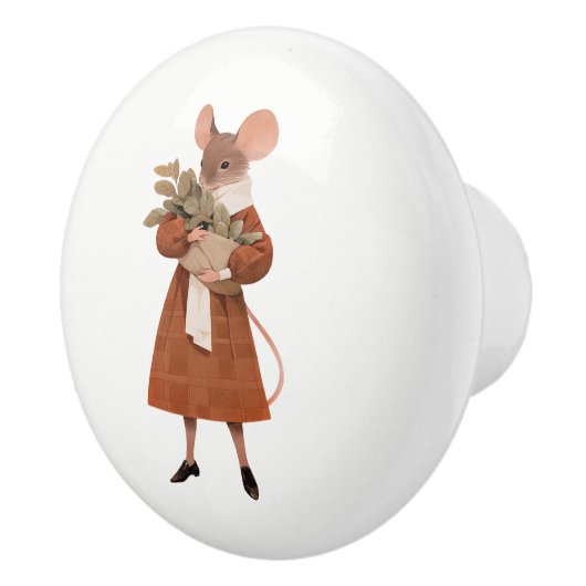 Mäuse Town Series # 9 Keramik Pull Keramikknauf (Rechts)