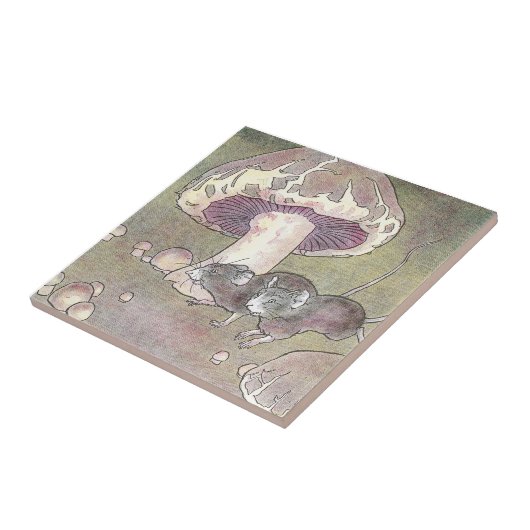 Mäuse u. Pilze Fliese (Seite)