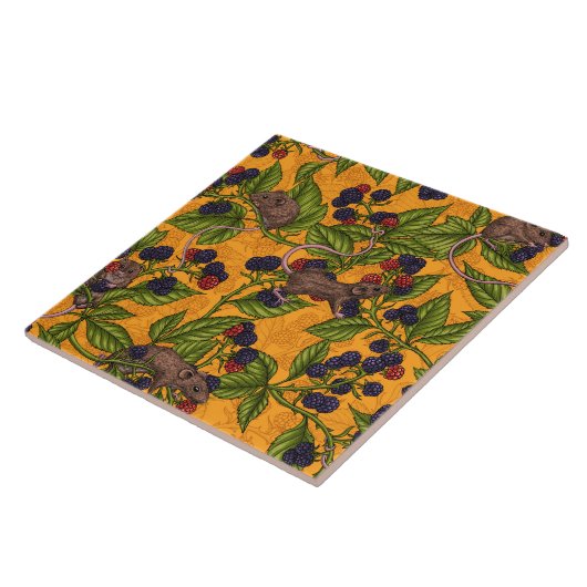 Mäuse und BlackBerry auf gelb Fliese (Seite)