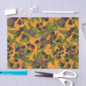 Mäuse und BlackBerry auf gelb Seidenpapier (Handwerk)