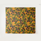 Mäuse und BlackBerry auf orangefarbenen Tapisserie Wandteppich (Vorderseite (Horizontal))