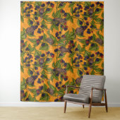 Mäuse und BlackBerry auf orangefarbenen Tapisserie Wandteppich (Beispiel)