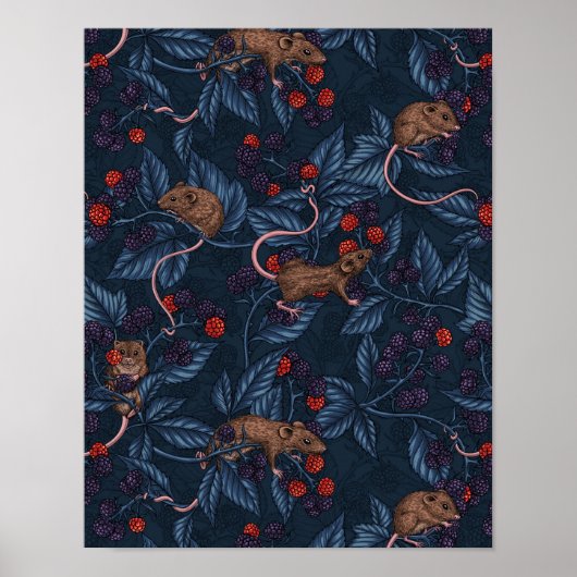Mäuse und BlackBerry auf See Poster (Vorne)