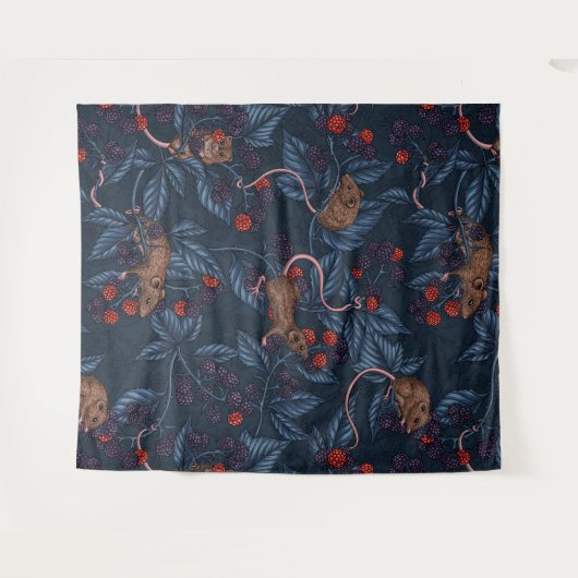 Mäuse und BlackBerry auf See Wandteppich (Vorderseite (Horizontal))