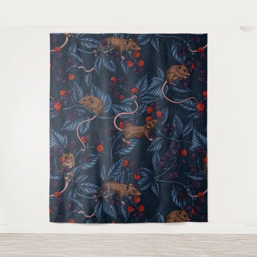 Mäuse und BlackBerry auf See Wandteppich (Vorderseite)
