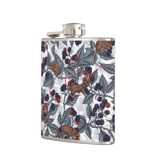 Mäuse und BlackBerry auf weiß Flachmann (Links)