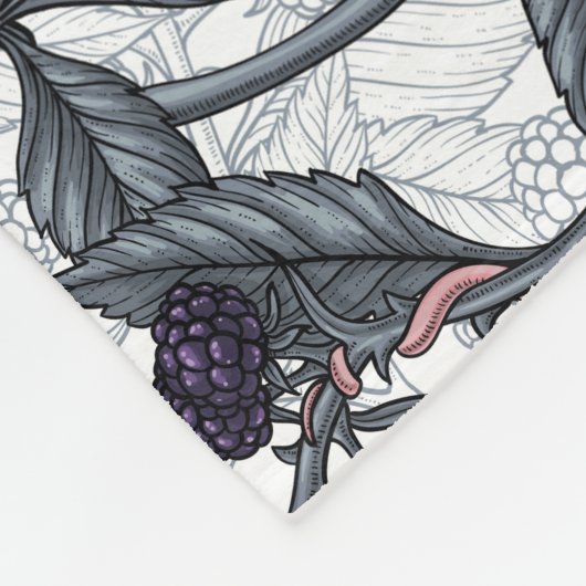 Mäuse und BlackBerry auf weiß Fleecedecke (Ecke)