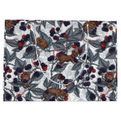 Mäuse und BlackBerry auf weiß Große Geschenktüte (Rückseite)