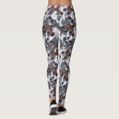 Mäuse und BlackBerry auf weiß Leggings (Rückseite)