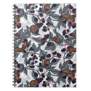 Mäuse und BlackBerry auf weiß Notizblock