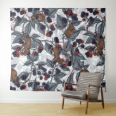 Mäuse und BlackBerry auf weiß Wandteppich (Beispiel (Horizontal))