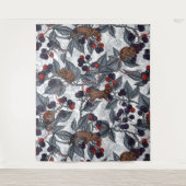 Mäuse und BlackBerry auf weiß Wandteppich (Vorderseite)