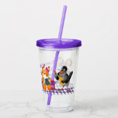 Mäuse und Eichhörnchen spielen ein Konzert Acryltrinkbecher (Rückseite)