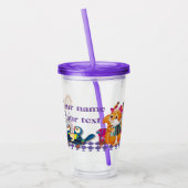 Mäuse und Eichhörnchen spielen ein Konzert Acryltrinkbecher (Links)