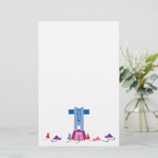 Mäuse und Elefanten Briefpapier (Stehend Vorderseite)