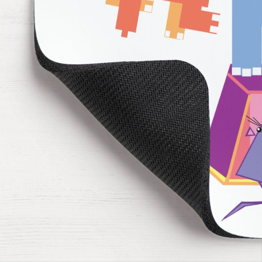 Mäuse und Elefanten Mousepad (Ecke)