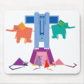Mäuse und Elefanten Mousepad (Vorne)