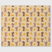 Mäuse und Käse Geschenkpapier (Flach)