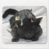 Mäuse- und KatzenMausunterlage Mousepad (Vorne)