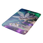 Mäuse und Katzenzucht Kristallgarten Badematte (Schrägansicht)