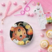 Mäuse und Kürbiskins Halloween Pappteller (Party)