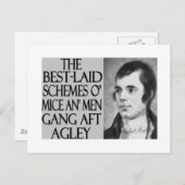 Mäuse und Männer Postkarte (Vorne/Hinten)