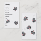 Mäuse Visitenkarte (Vorne/Hinten)