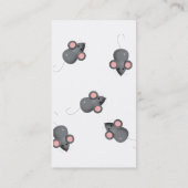 Mäuse Visitenkarte (Rückseite)