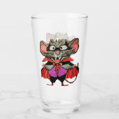 MÄUSE WERDEN ZU FLEDERMÄUSEN AN HALLOWEEN GLAS (Rückseite)