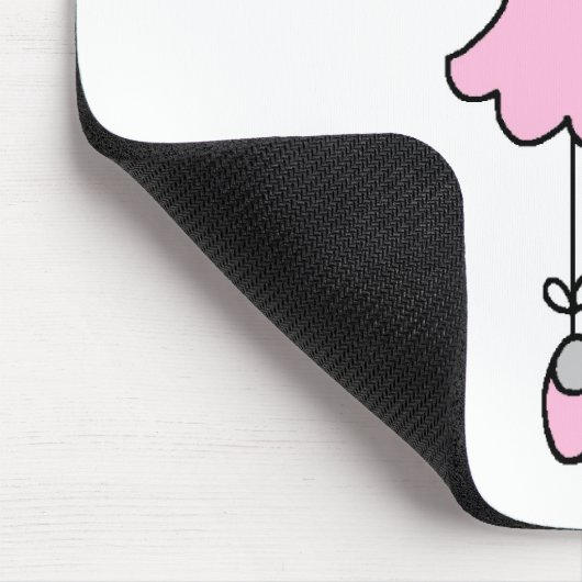 Mäuseballerina drei Mousepad (Ecke)