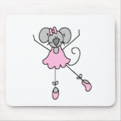 Mäuseballerina drei Mousepad (Vorne)