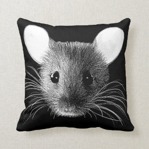 Mäuseeinfarbiges Pop-Kunstthrow-Kissen Kissen