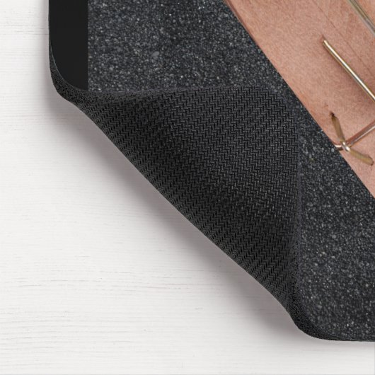 Mausefalle mit Erdnussbutter-Köder Mousepad (Ecke)