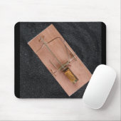 Mausefalle mit Erdnussbutter-Köder Mousepad (Mit Mouse)