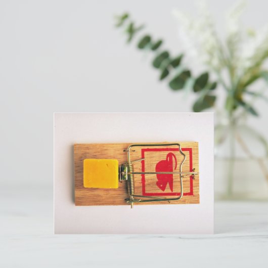 Mausefalle Postkarte (Stehend Vorderseite)