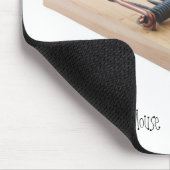 Mausefalle und Käse Mousepad (Ecke)