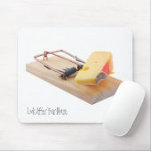 Mausefalle und Käse Mousepad (Mit Mouse)
